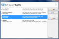 Run command after specified system events