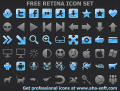 Retina Display Icon Set for apps design