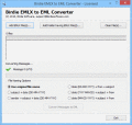 Screenshot of EMLX to EML Converter 3.2