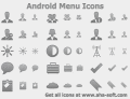 Quality Menu Icons for Android Apps