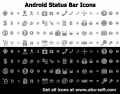Screenshot of Android Status Bar Icons 2015.1