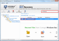 Screenshot of Recovering Data from Corrupt .BKF File 5.6