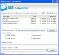 Screenshot of Convert DBX files 3.3