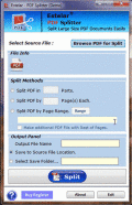 Screenshot of Split PDF 1.0