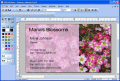 Business card software and label software