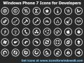 Screenshot of Windows Phone 7 Icons for Developers 2013.1