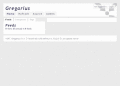 Screenshot of Webuzo for Gregarius 0.6.1