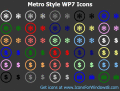 Screenshot of Metro Style WP7 Icons 2013.1