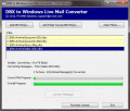 Screenshot of Import DBX File to Windows Live Mail 3.0