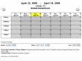 Screenshot of Webuzo for WebCalendar 1.2.5