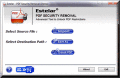 Screenshot of Seguridad PDF Remover Software 2.4