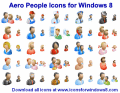 Aero-style icons for Windows 8