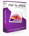 Screenshot of Mgosoft PDF To JPEG Converter 10.4.917