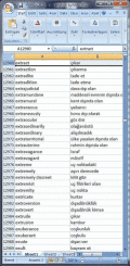 Screenshot of Dictionary Wordlist SQL, Excel, Access 1.5