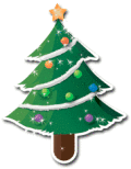 Display a Christmas tree on your desktop.