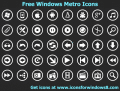 Screenshot of Free Windows Metro Icons 2013.1