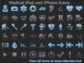 Screenshot of Medical iPad and iPhone Icons 2012.1