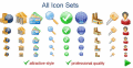 Mega-pack of stock icons