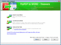 Screenshot of Flip PDF to Word - Freeware 2.7