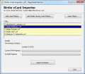 Screenshot of Import vCard Outlook 2.1