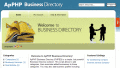 Screenshot of ApPHP Business Directory script 3.0.1