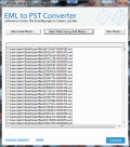 Screenshot of Convert EML PST Format 4.02