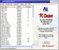 Cleans the computer using A1Click Technology.
