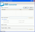 Screenshot of DBX to PST Converter Full Version 3.3