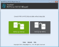 Screenshot of NTFS to FAT32 Wizard Free Edition 2.3.1