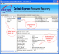 Screenshot of Outlook Express Password Recovery 1.0