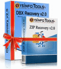 Screenshot of SysInfoTools DBX and ZIP Recovery Combo 1.0