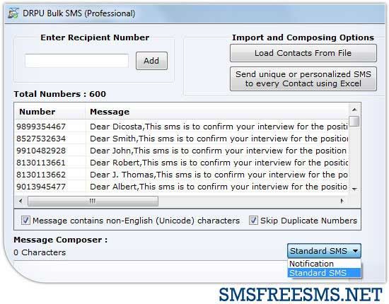 send sms software