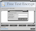 Free Text Encrypt encrypts private messages.