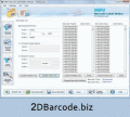 Barcode labeling software creates 2d Bar Code