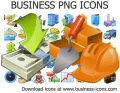 Professional business icons for GUI design