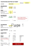 Screenshot of Plantation Shutter Cut Sheet 1.1.0