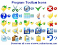 230 stock icons for application toolbars