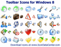 Screenshot of Toolbar Icons for Windows 8 1.0