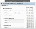 Barcode label making tool for banking sector