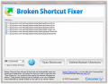 Repair and delete broken shortcuts.