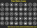 Free metro icon set for Windows software
