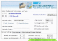 Generate Postal Barcode utility designs tags