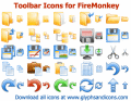 Screenshot of Toolbar Icons for FireMonkey 2013.1