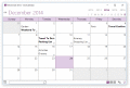 Calendar View for Microsoft OneNote