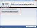 Screenshot of Lotus Notes Emails to Exchange 2.0