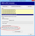 Screenshot of Convert .DBX to .PST 5.1