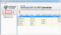 Screenshot of Outlook OST to PDF Converter 1.2