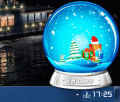 Christmas Globe with falling snow :)