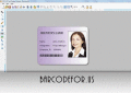 Screenshot of ID Badges Designing Software 9.3