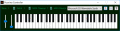 Keyboard controller for playing MIDI devices.